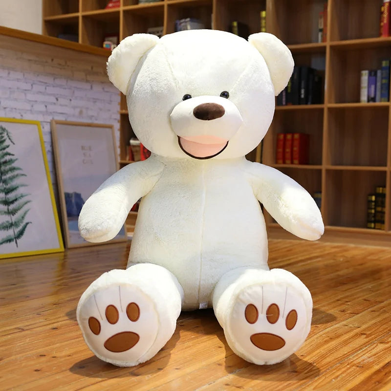 white Color 100 cm Giant Teddy Bear Plush – Soft Hugging Pillow Toy