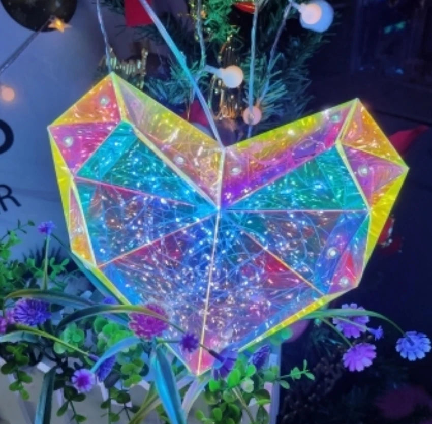 LED Teddy Bear Gift Lamp With Heart – Romantic Night Light