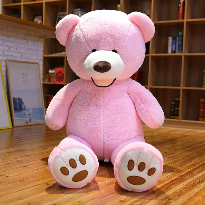 pink Color 100 cm Giant Teddy Bear Plush – Soft Hugging Pillow Toy
