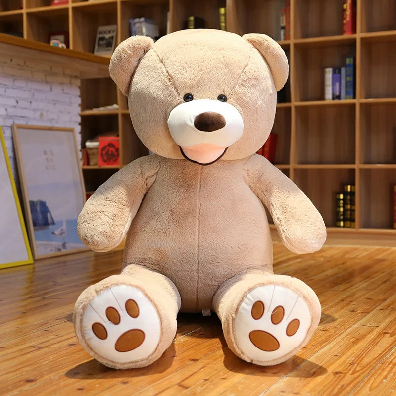 light brown Color 100 cm Giant Teddy Bear Plush – Soft Hugging Pillow Toy