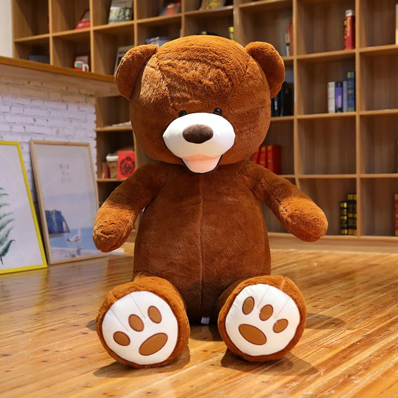 brown Color 100 cm Giant Teddy Bear Plush – Soft Hugging Pillow Toy